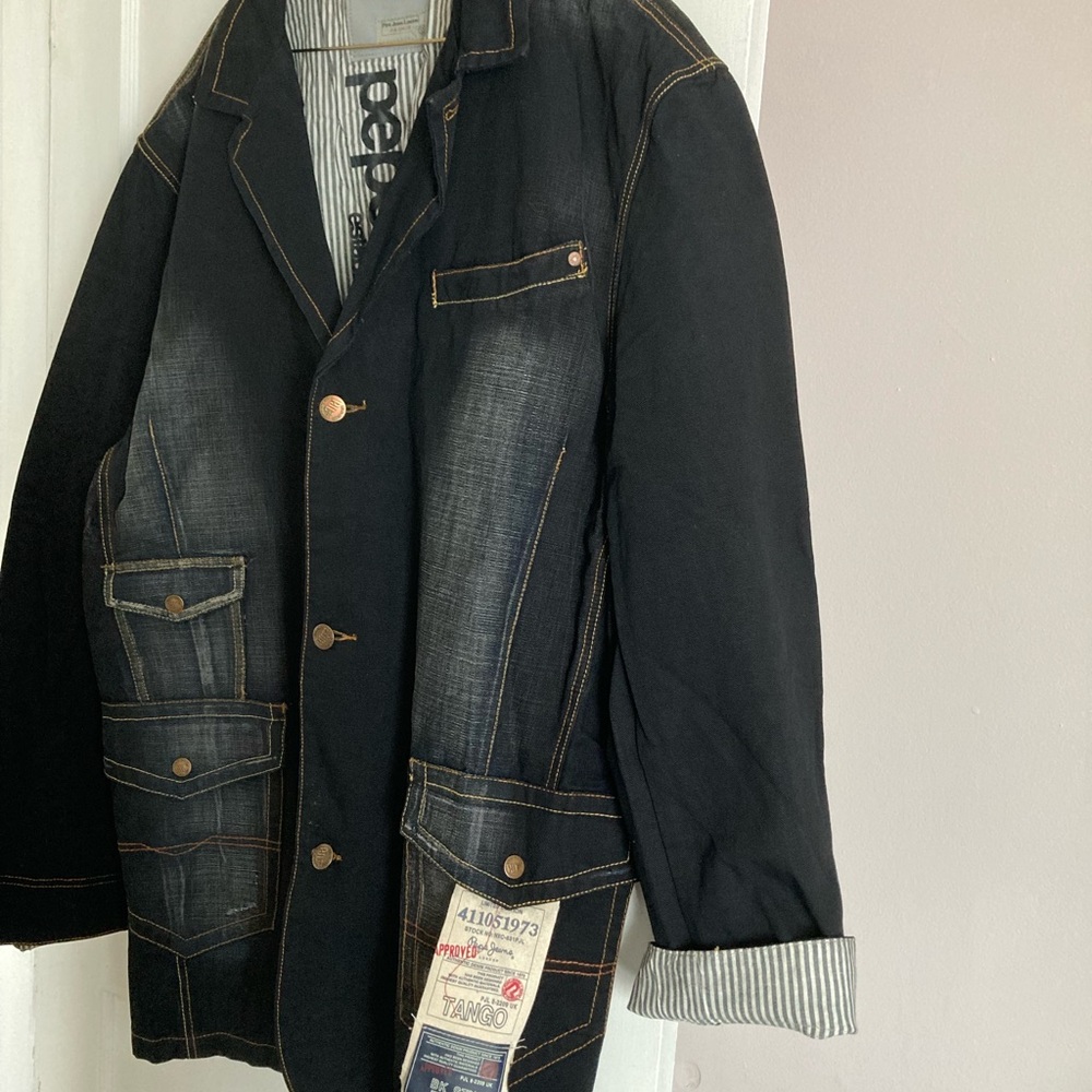 Pepe Jeans Dark Denim Tango Jacket Rare